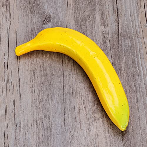 Ultnice Artificial Fruit Decorations Lifelike Artificial Banana Plastic Fruit Fake Faux Fruit Photo Props Kitchen Wedding Decoration (Banana) #TOP7