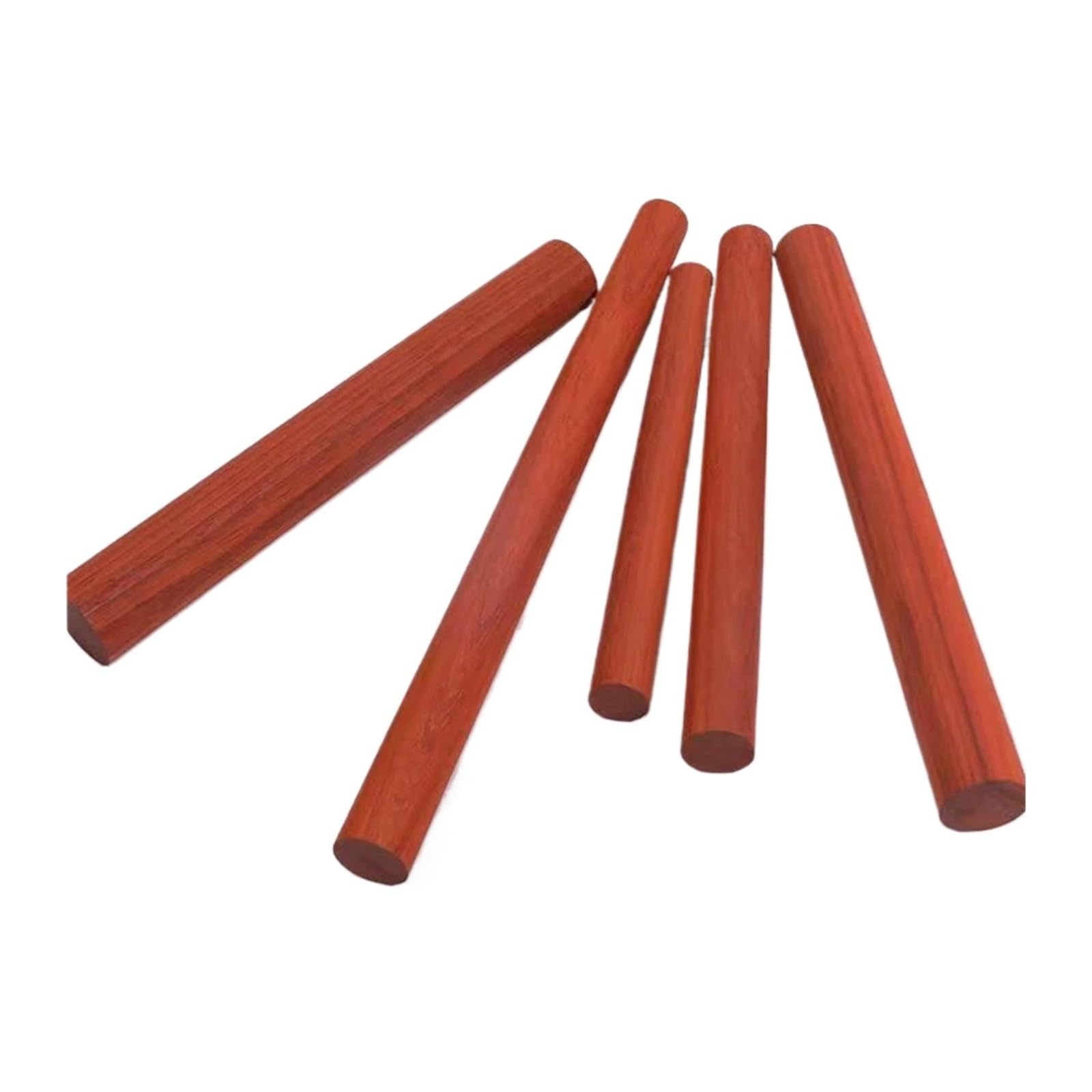 Rzeźba w drewnie afrykańskie czerwone palisander okrągły kij lite drewno ręcznie robione DIY rzeźba drewno naturalne czerwone drewno małe okrągłe patyczki drewniane (średnica 3 cm, długość 50 cm)