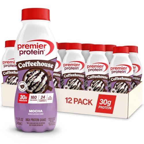 Premier Protein Shake COFFEEHOUSE, Mocha, 30g Protein, No Added Sugar,
