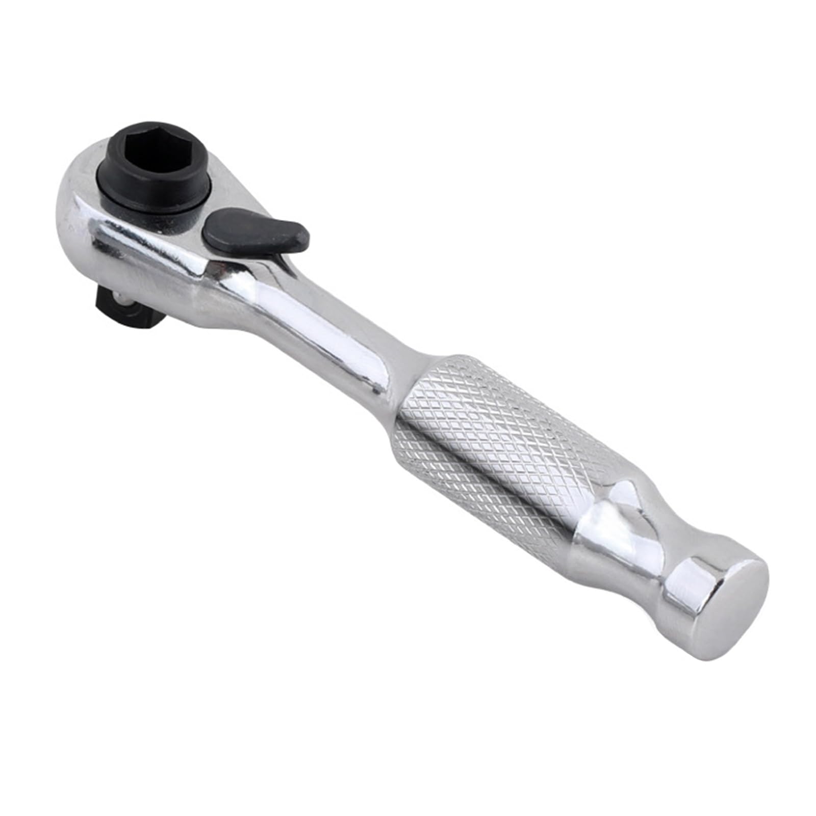 Hsioluted Mode Ratcheting Spanner 72 Tooth Gear Systems Miniature 6.35Mm Bit Socket Nonslip Grip Industrial Grades Steel Tool High-Strength Steel Tool For Tight Spaces