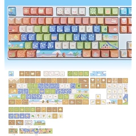 POPKEEY Animal Crossing Keycaps Set Cover