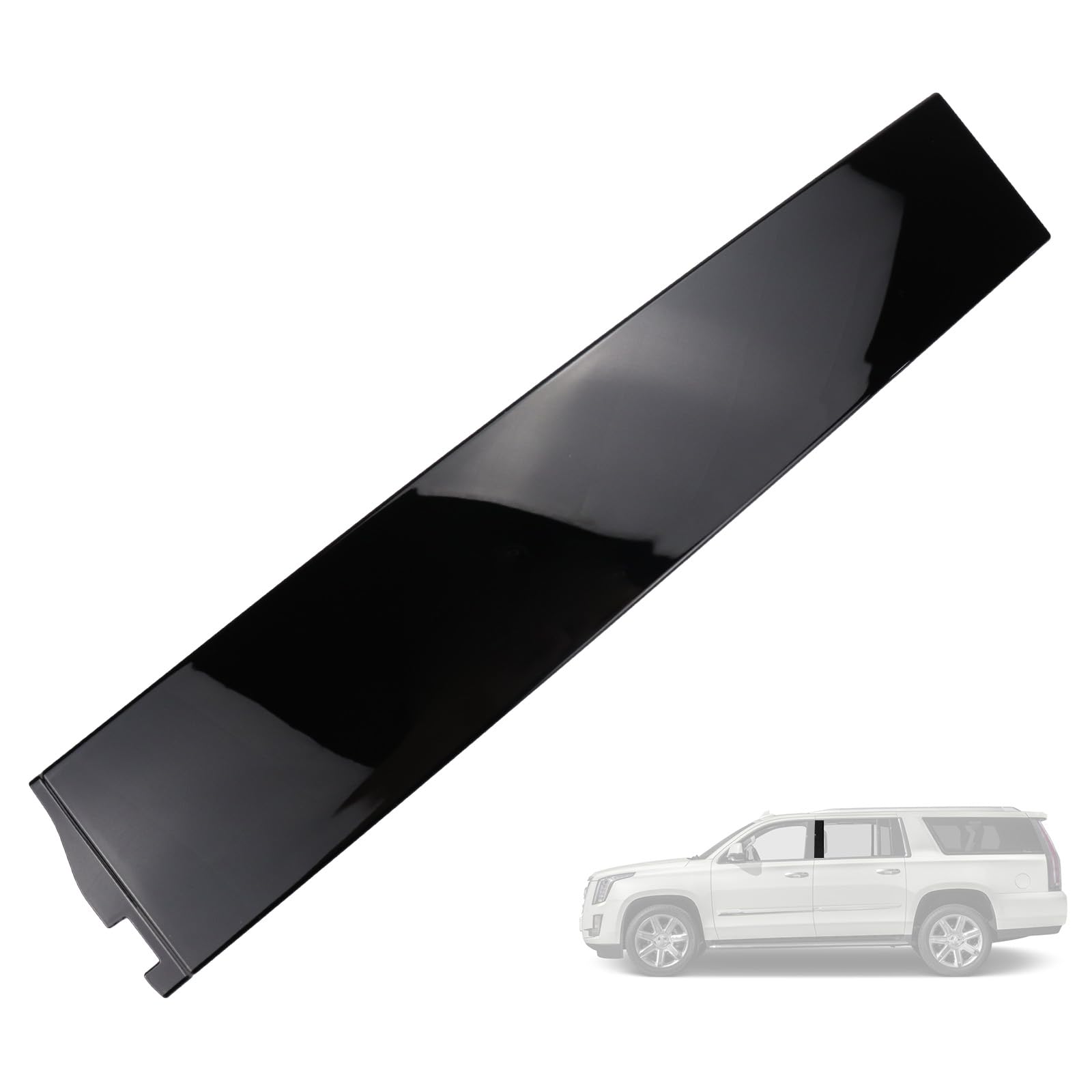 926-243 Rear Driver Side B-Pillar Trim Forward Door Molding Compatible with Chevy Suburban Tahoe GMC Yukon Cadillac Escalade 2015-2018