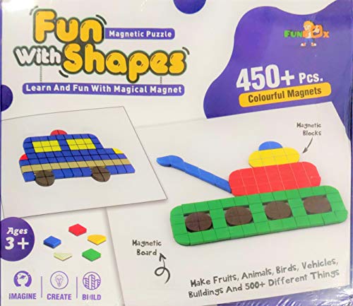 Image of Negi Fun with Shapes Big Magnetic Puzzle for Kids ,450 Pieces