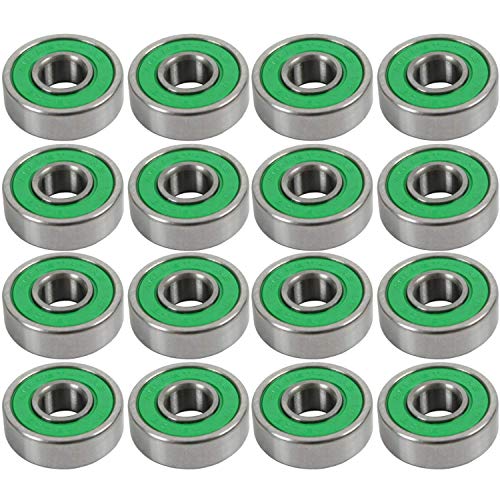 Amphetamine Inline Skate Speed Bearings Set of 16 Pre-Lubricated ABEC 7 Rated...