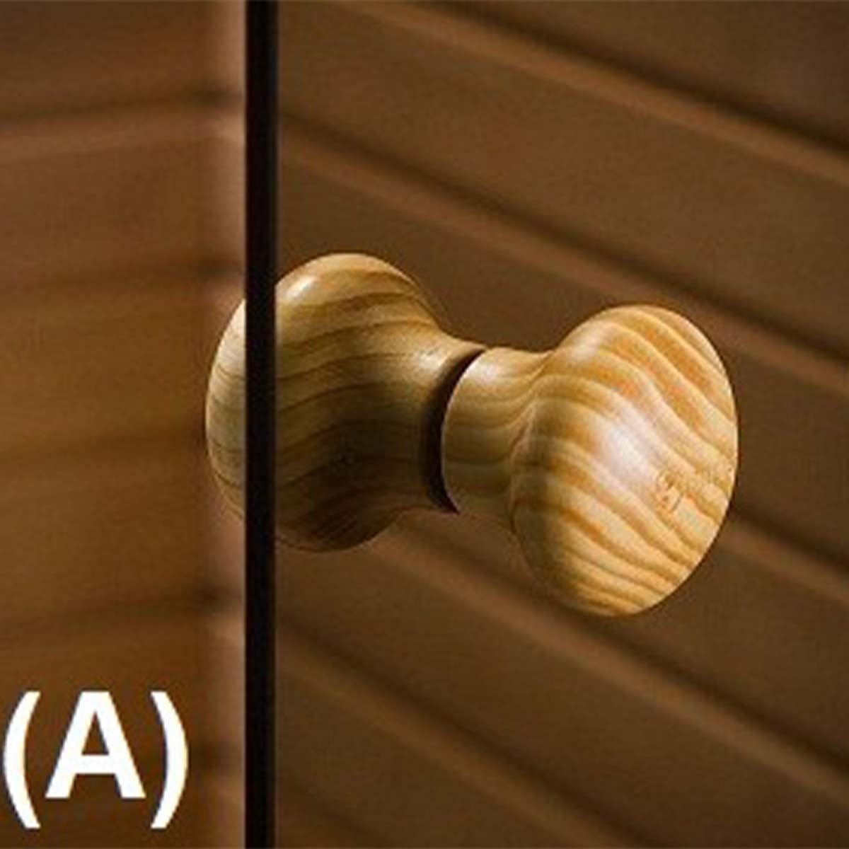 Porte de Sauna en Verre sécurite 8 mm Cadre en pin 60 x 190 Transparente