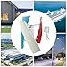 500W Vertical Wind Generator, 24V Output Wind Turbine with Controller, Aerodynamic Design, 3 Blades, Auto Windward Adjustment, Ideal for Boats, Gazebos and Mobile Homes (24V)
