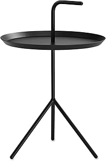 HAY DLM Table d'appoint, Acier allié, Noir, 58 cm