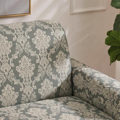 Image of House of Quirk Embo Series Two Seater Jacquard Sofa Cover - Beige