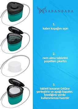 Plow Dampness Remover Dehumidifier Triangle Fragrant Odorless (Green Apple)