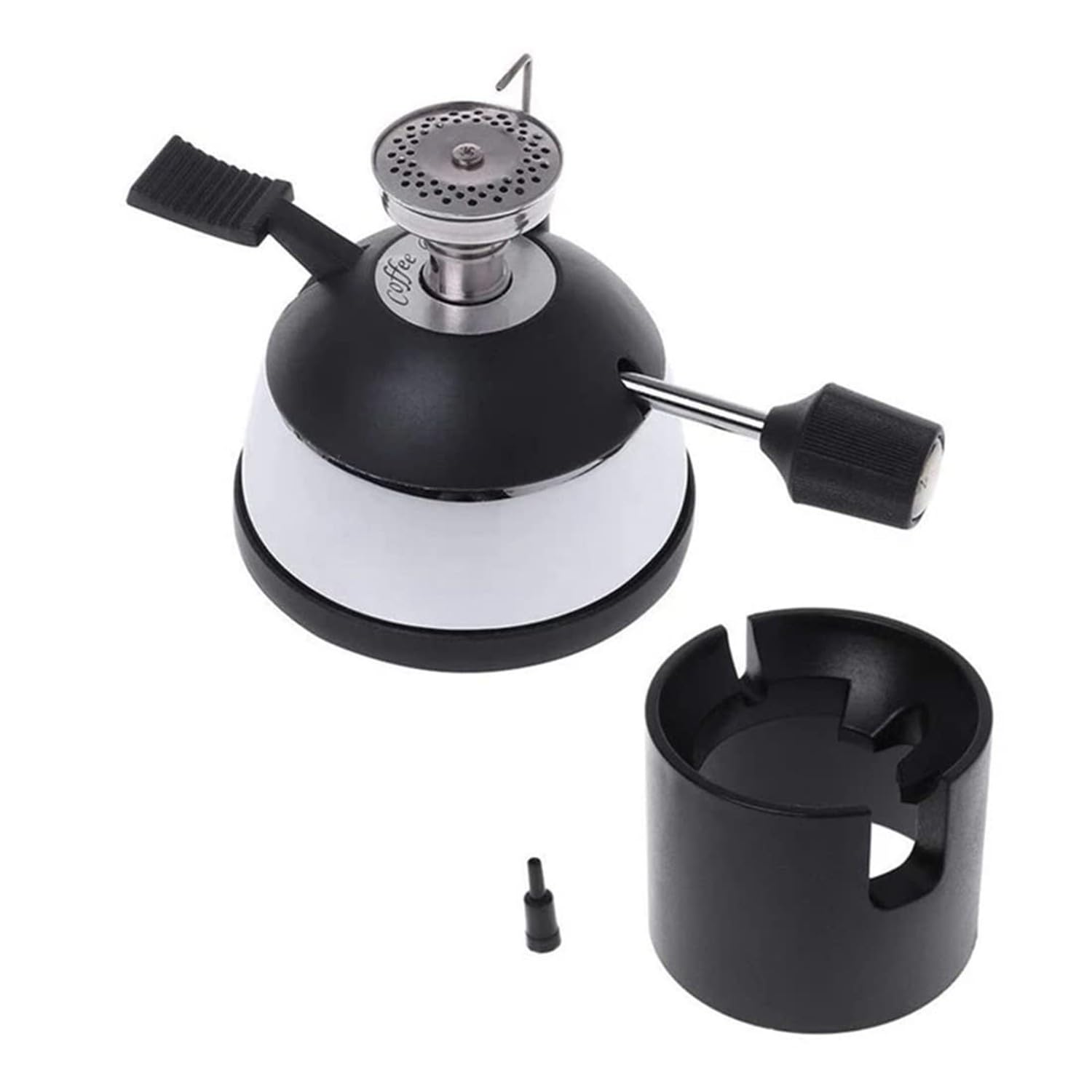 Réchaud de camping portable au butane compact pour éviter les repas froids en randonnée