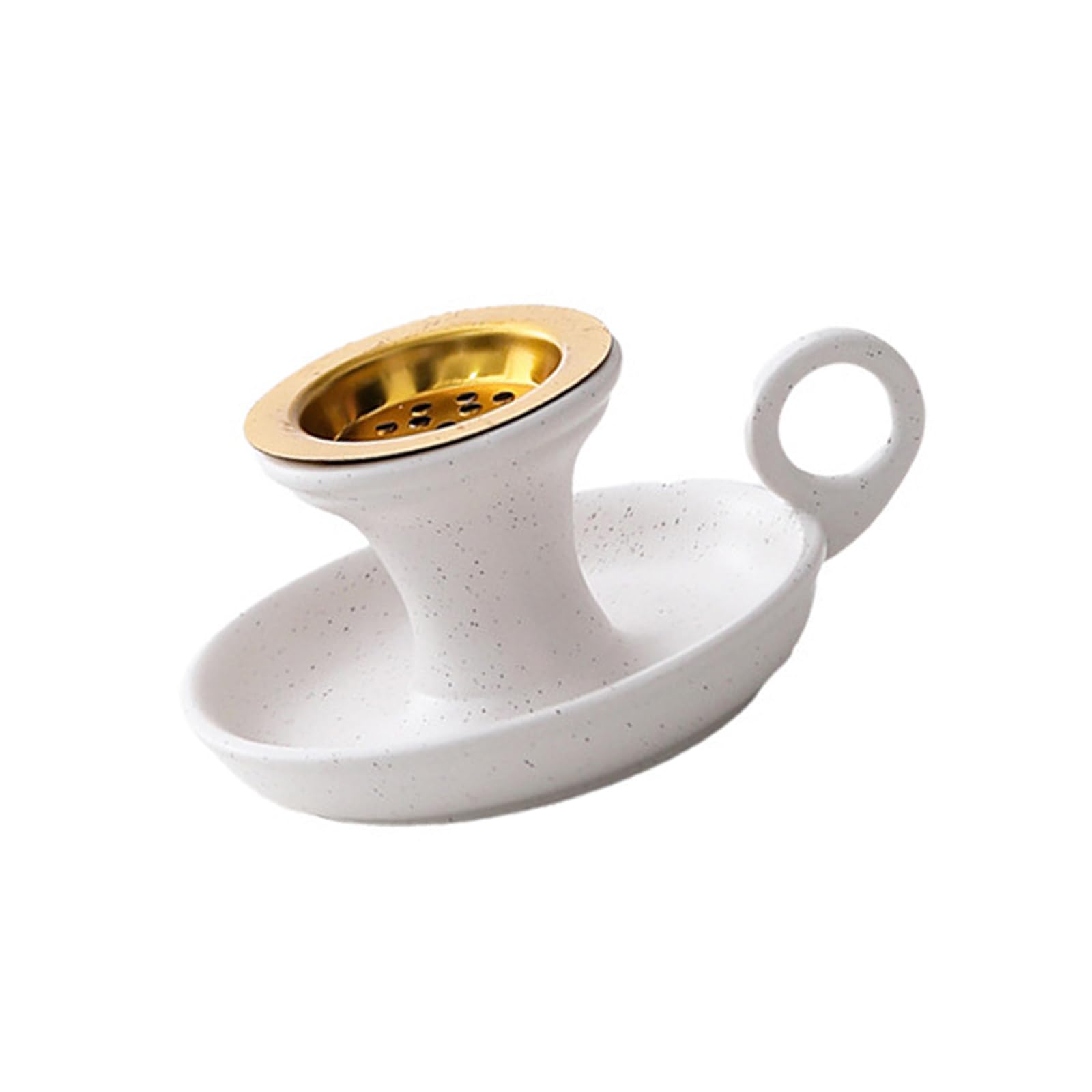 Incenses Burners Holder with Handle Ceramics Censers Cone Coils Incenses Burners Holder for Aromatherapys Home Decors Ceramics Censers