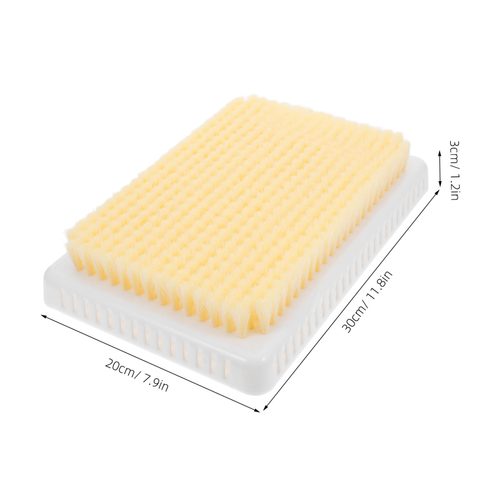 Spazzola per Schiena da Bagno, Parete, in Plastica, Beige