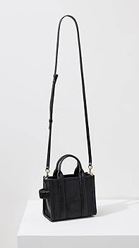 Marc Jacobs Women's The Leather Crossbody Tote Bag, Black