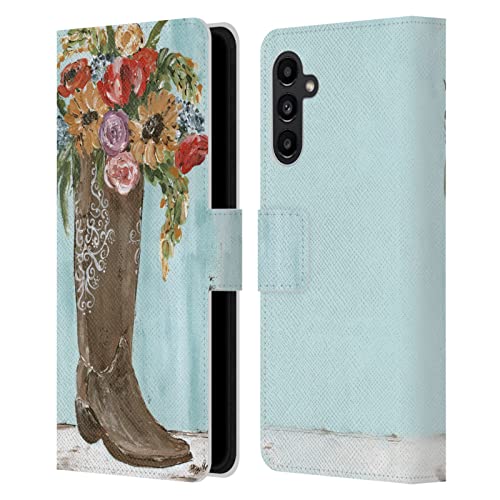 Carcasa Samsung A13 5G Antigolpes con Tapa de Cuero Haley Bush