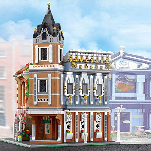 n.g. Wohnkultur Architektur Bausteine Modell 3039+Pcs World Town Taverne Teehaus Stadthaus Straßenansicht Stadthaus… – Bild 6