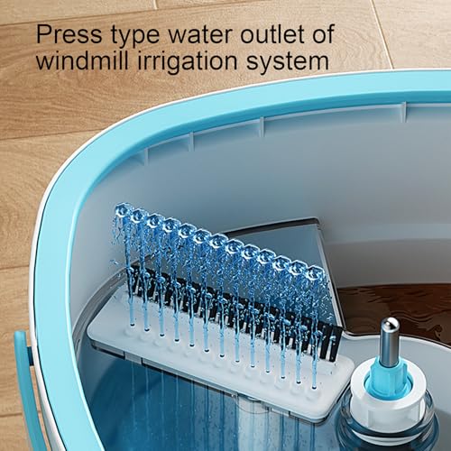 Serpillère et seau pour séparation des eaux usées dans le salon - 6