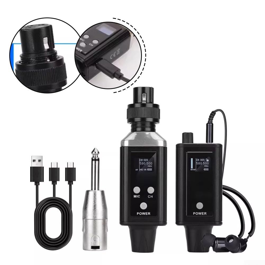Sistema wireless, UHF Wireless In-Ear Monitor System professionale per performance palcoscenico conferenze Band prove IEM Dual (uno a uno)