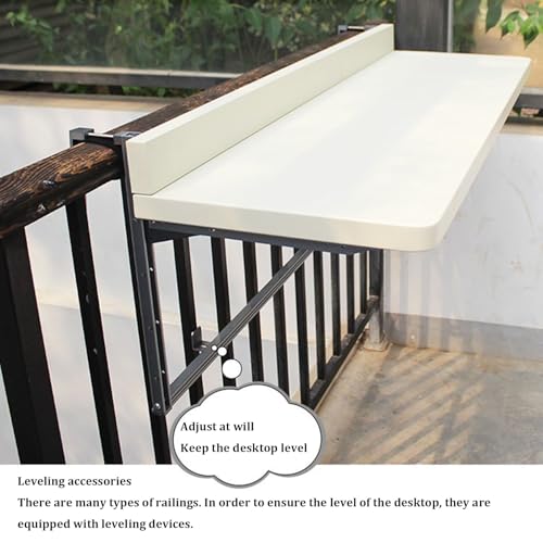Table de balcon réglable en alliage d'aluminium durable et résistant - 6