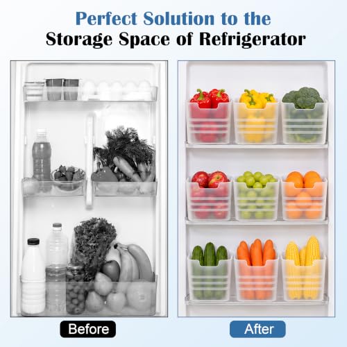 Image of JD FRESH Pack of 6 Fridge Storage Containers for Kitchen /Space Saving and Multiporpose Storage Organaizer for Dry Fruits, Vegetables, Grains, Kitchen Accessories Items for Home(Transparent)