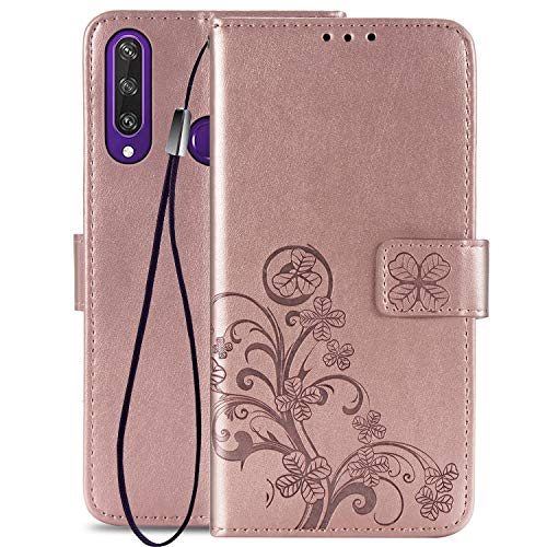 FANFO® Custodia Flip per Huawei Y6p, 3D Fortunato