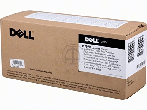 Toner Dell 2230 d noir authentique 593-10501 pour des documents d'exception