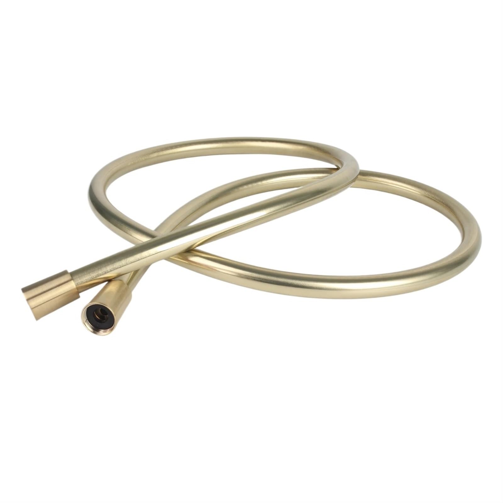 Shower Hose Explosion-Proof Shower Hose 1.5M/2M with Brass Connections Flexible Anti-Twist Handheld Head Bath Tube(Gold-2M)
