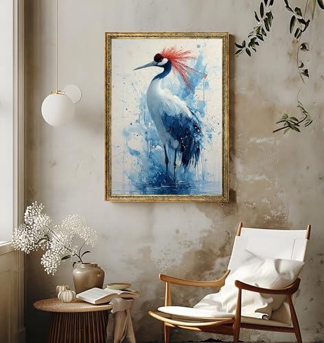 Impression sur toile oiseau décoration murale nature 80x110