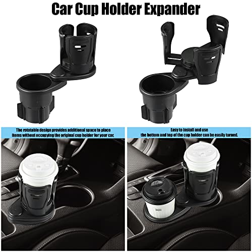 Portavasos Expansor para Auto 2 en 1 Ajustable Negro miniatura 2