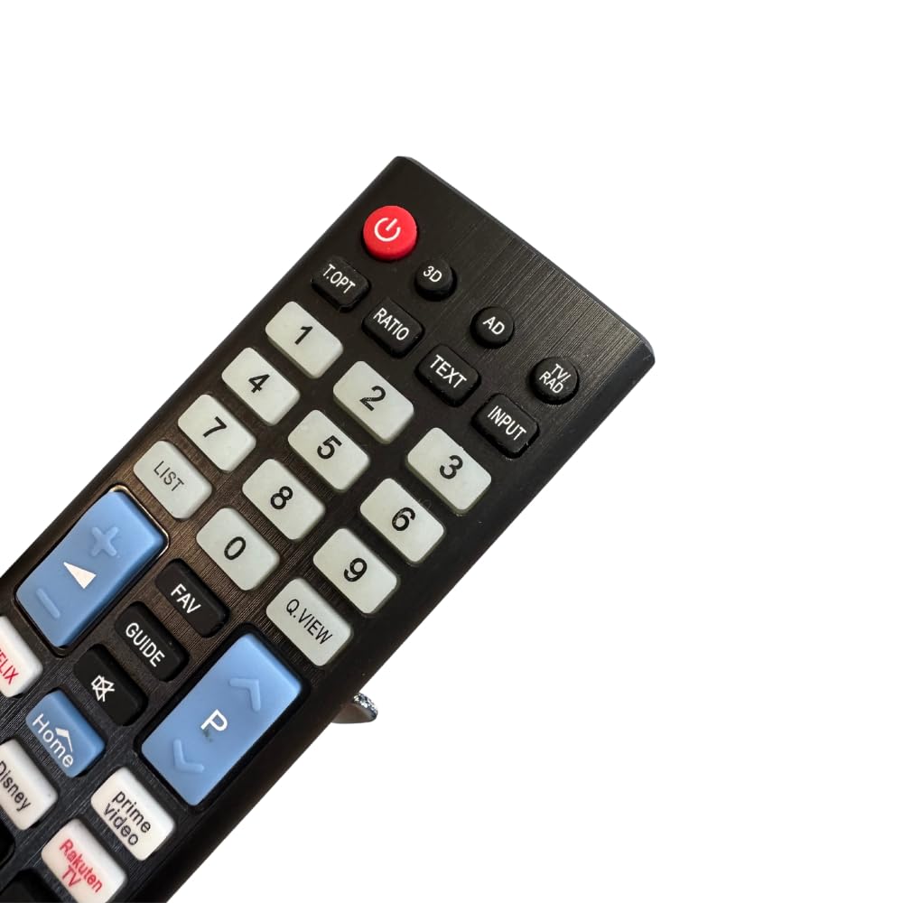 Digiquest Telecomando compatibile con i modelli TV a marchio LG | Tasti fluorescenti e dedicati alle piattaforme streaming I Già configurato e pronto all'uso