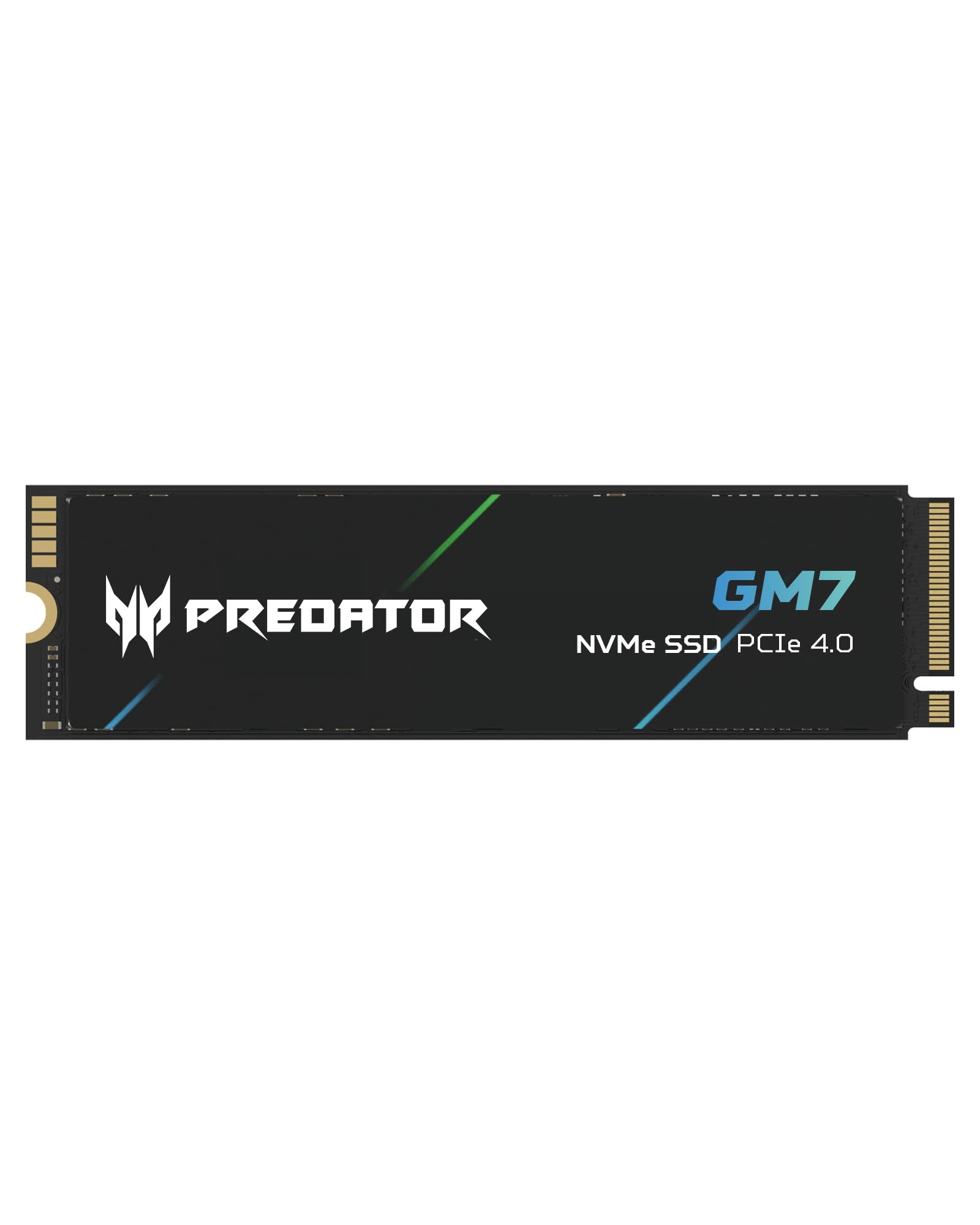 acer Predator GM7 1TB SSD, M.2 2280 PCIe Gen 4 x4 NVMe 2.0, 3D TLC NAND, prędkość odczytu do 7200 MB/s, wewnętrzny dysk półprzewodnikowy do laptopa, komputera stacjonarnego i PS5