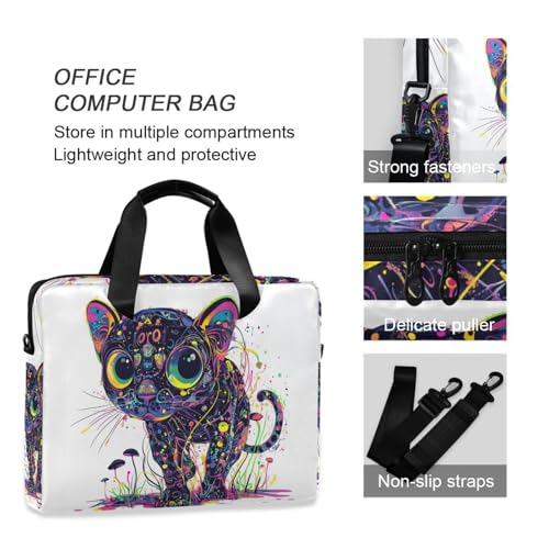 Maletín para portátil 15.6 pulgadas con diseño leopardo miniatura 6