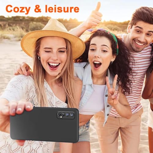 Image of JOTECH Back Case Cover for Realme 7 | Full Camera Protection | Soft TPU Flexible Shockproof Mobile Back Cover -Black