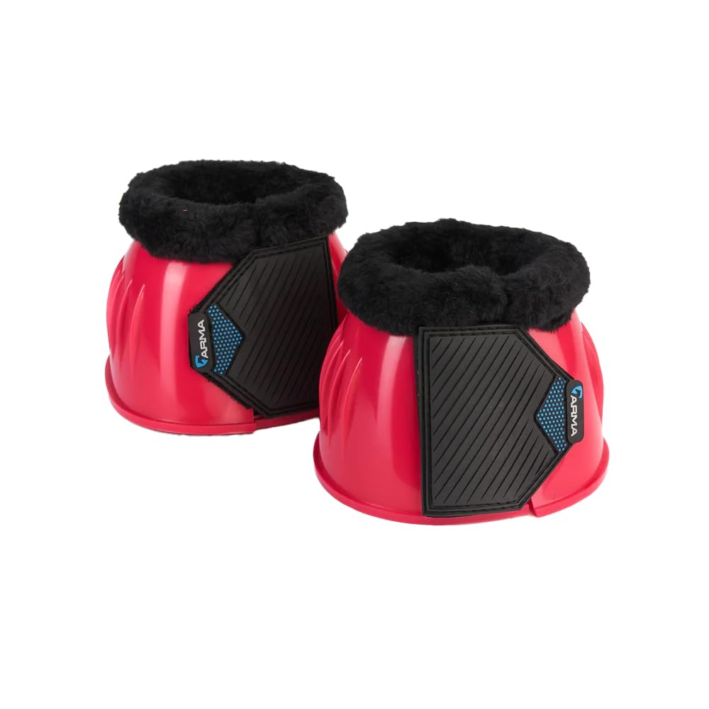 ARMA Comfort Gloss Horse Overreach Boots (Full) (Pink)