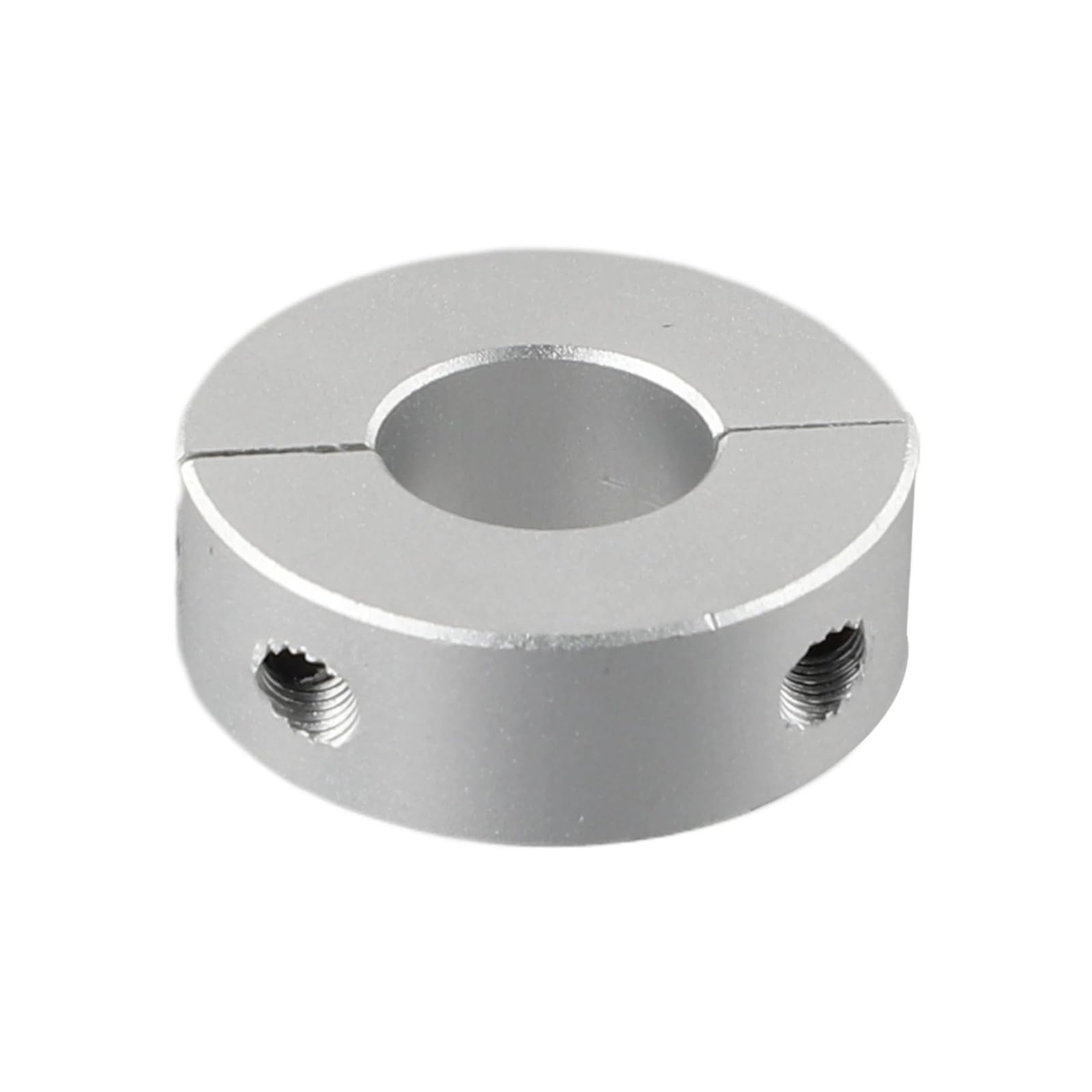 Collar de doble diámetro dividido tipo abrazadera de cuello chapado en zinc