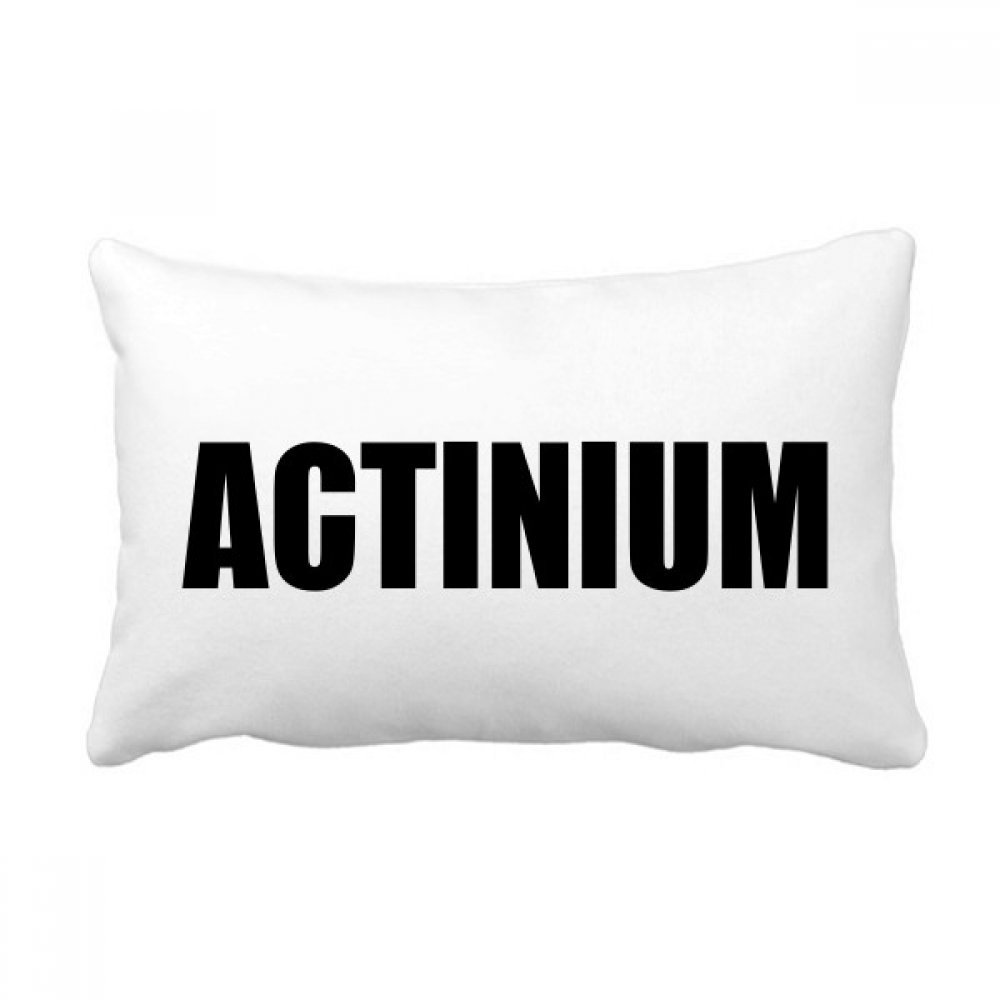 Coussin Actinium Nom de l'élément Chimie 40x60 cm oreiller lombaire multicolore