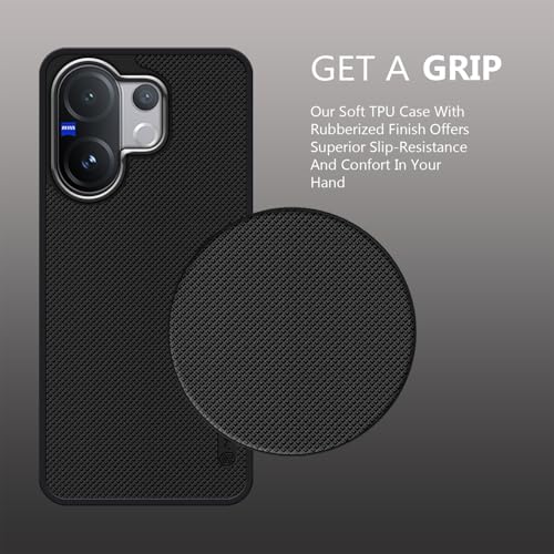 Image of VIDO Super Frosted Raised Camera Protect Soft Back Case Cover for Vivo V60 5G / Vivo T4 Pro 5G / Vivo V60e