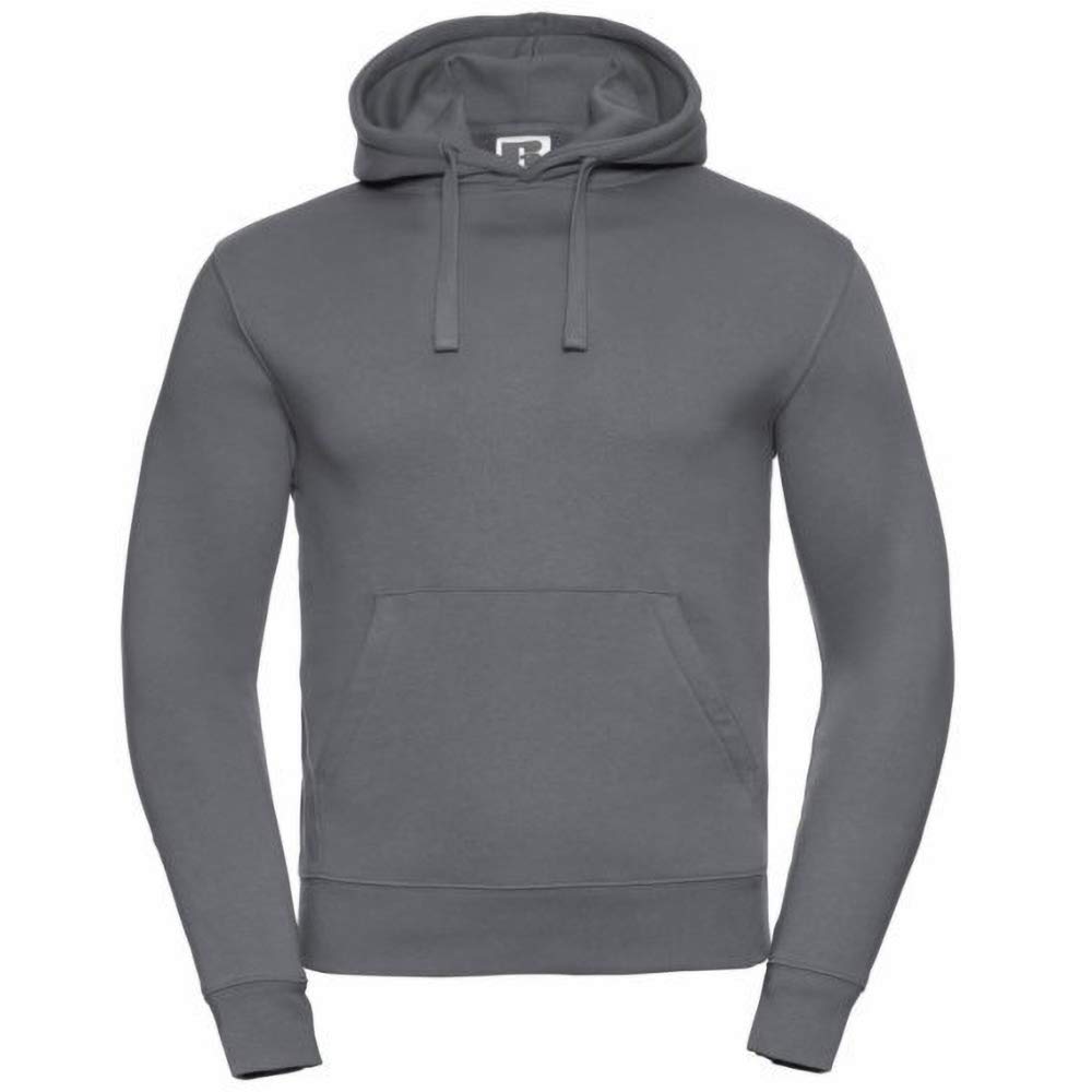 Russell Mens Authentic Hooded Sweatshirt/Hoodie (XL) (Convoy Grey)