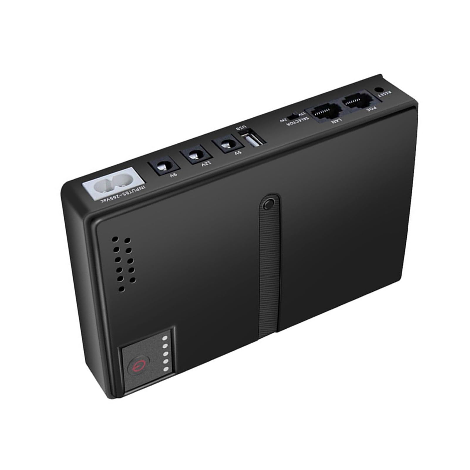 Gruppo di continuità, Gruppo di continuità Compatto con Batteria Riserva, Uscita da 18 W per Router, Fotocamera, Modem, Progettato per Essere Piccolo e Facile da (Normative europee)