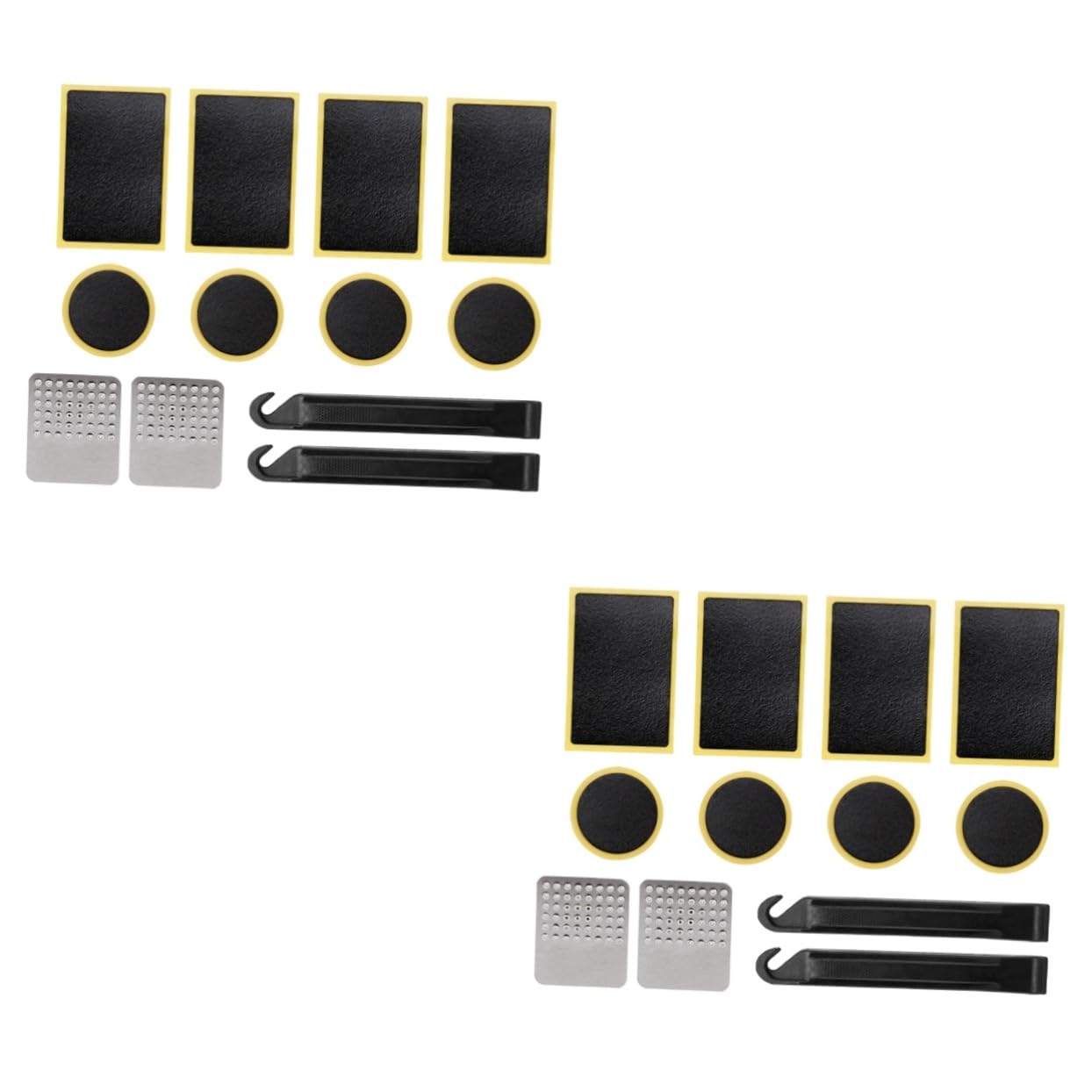 UPKOCH 2 Sets Multi Function Bike Tire Repair Kit for Quick Puncture Fixes Includes Tire Levers and Accessories Lightweight Storage Box for Outdoor Cycling Maintenance