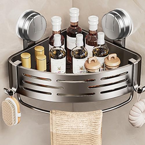 Porte-objets pour douche panier triangle salle de bain mural - 4