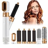 GARCIAS Cepillo para secador de pelo 7 en 1 Herramienta de peinado multifuncional para secador de pelo, el rizador de pelo...