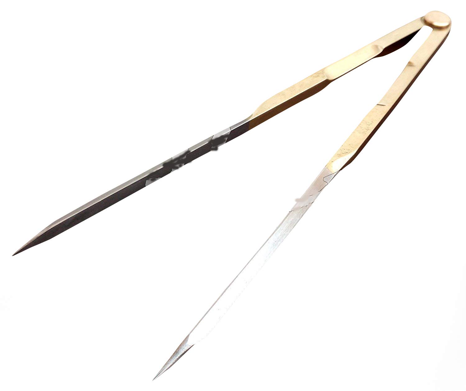 THOR INSTRUMENTS (with device) British Single Handed Traditional 8" Brass & Steel Navigational Dividers Compass Nice Item