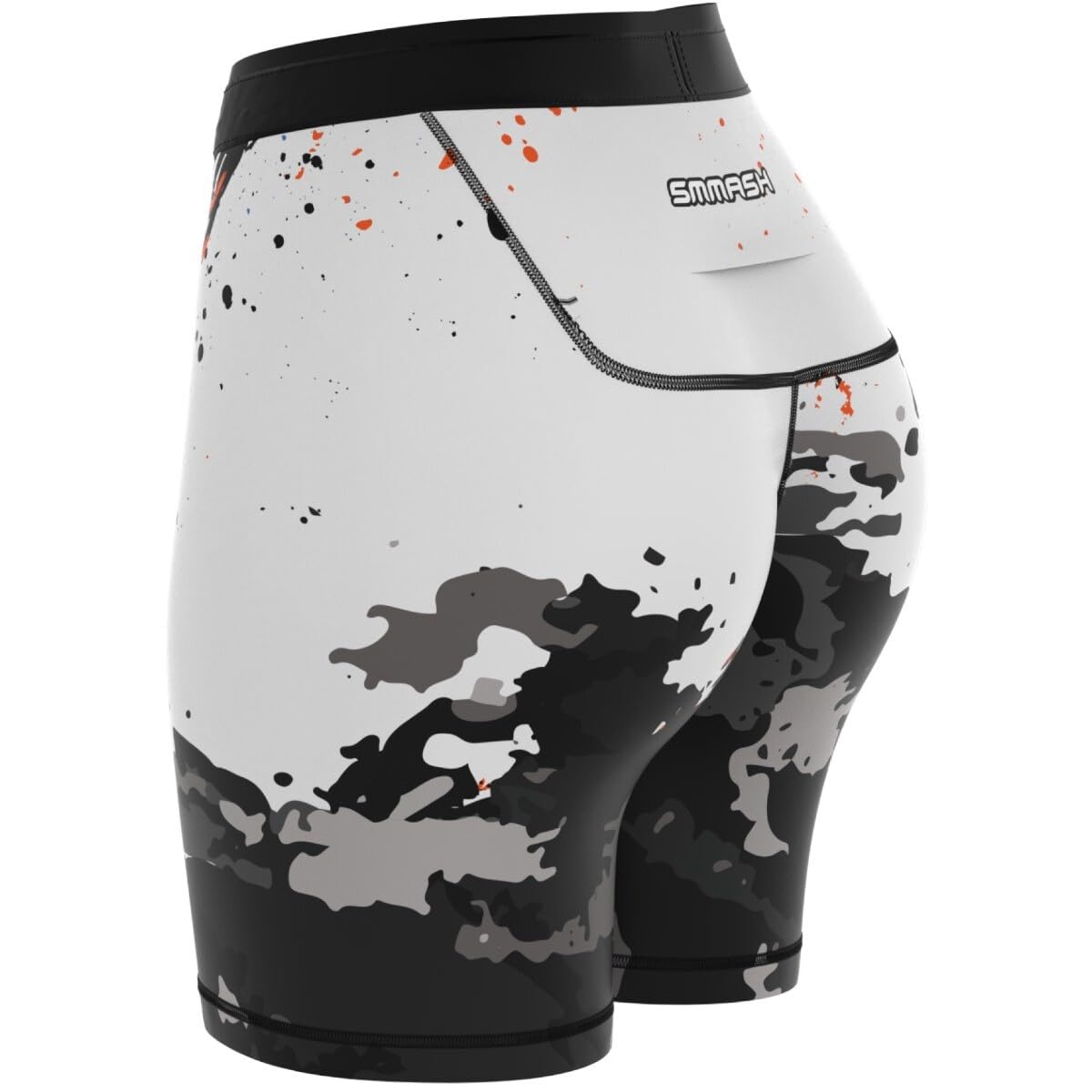SMMASH Laufhose Damen, Ultra Ligh Ocr Kurze Leggings, Sporthose Kurz für Training, Gym, Outdoor, Trainingshose Atmungsaktiv und Leicht