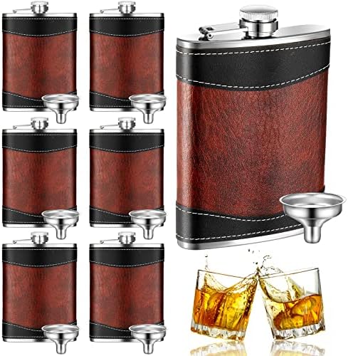 Hydro Flask 12 Sets Liquor Flasks For Men, Oz Leather Hip Flask