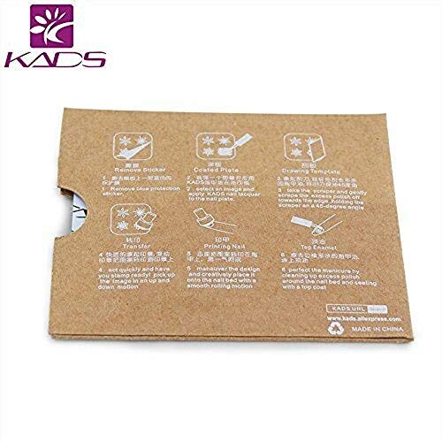 KADS Nail Art Image Stamp Stamping Plates with Cute Design of Animal per Nail Art Decoration e Nail Art fai da te (NA016)