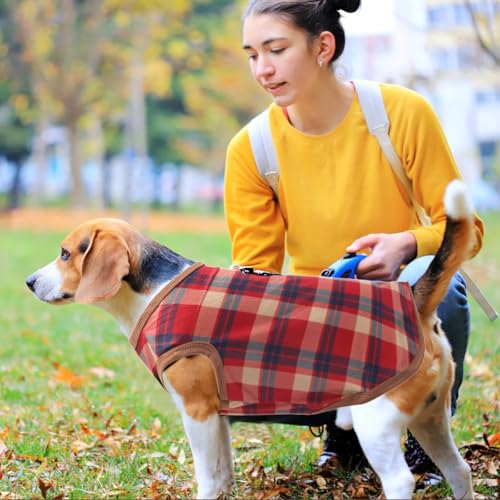 Hjfzbb Cute Dog Shirts Clothes, Classic Plaid,Soft And Comfortable Fabric,Dog Clothes T Shirt Vest Soft For Small Medium Dogs Cats thumb #5