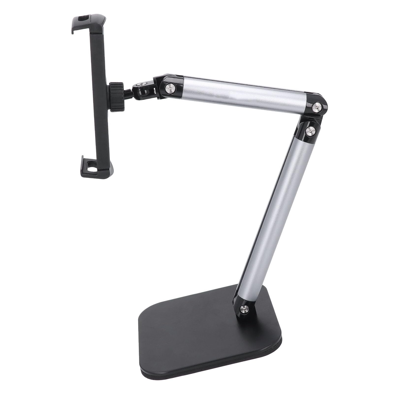 XUMIUZIY Supporto per Tablet Regolabile, Rotazione di 360 Gradi, Supporto per Telefono per Tablet con Schermo da 4,7 a 12,9 Pollici, Design Pieghevole per Viaggi, Viaggi di Lavoro
