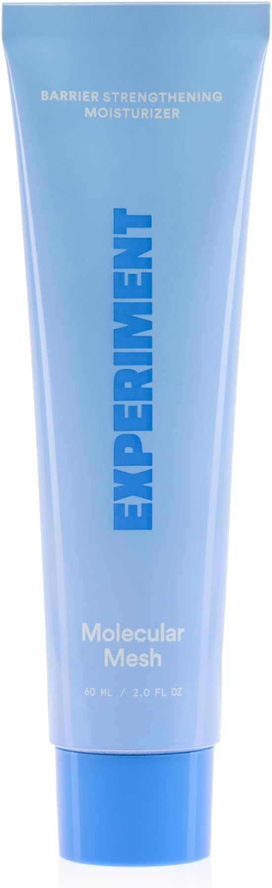 Experiment Molecular Mesh Barrier Repair Moisturizer – Soothing Lightweight Face Cream for Strength, Redness & Irritation - Ectoin, Phytosphingosine, Centella 2 FL OZ - Vegan for Sensitive Skin