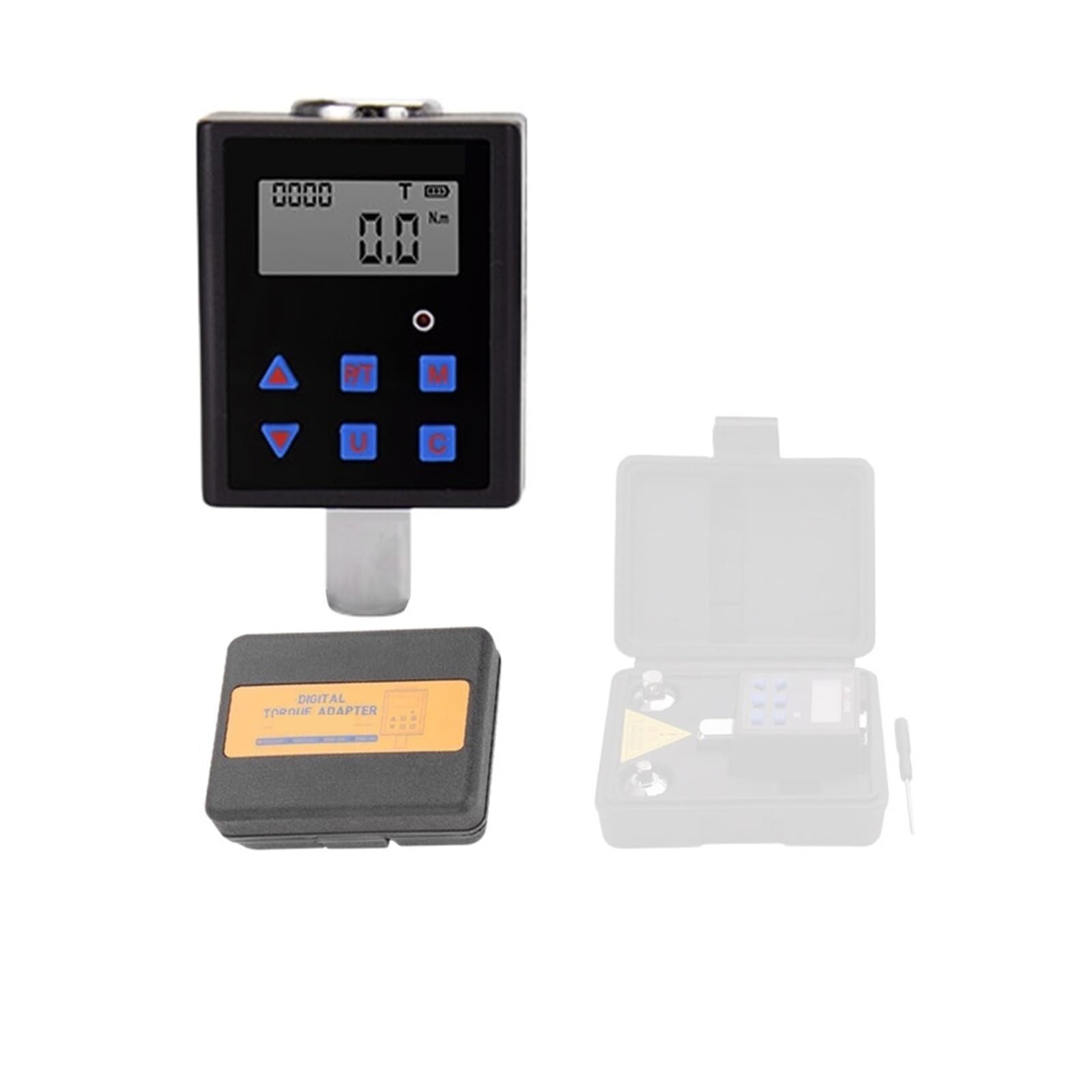 Llave dinamométrica Digital de Alta precisión de 3/8 "1/4" 1/2 ", medidor de torsión Digital electrónico, Adaptador de medidor de torsión Ajustable, Llave Universal(TQA2-340)
