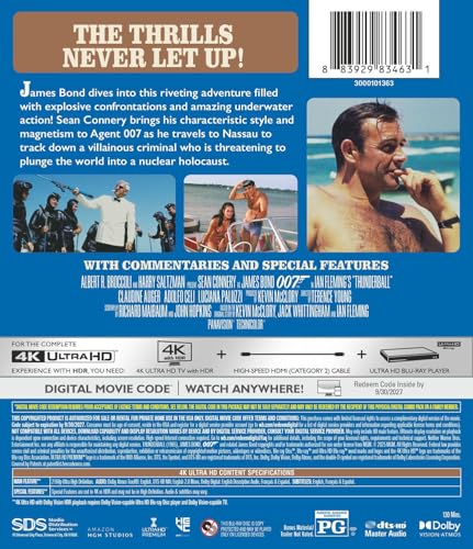 Image of Thunderball 4KUHD + Dig